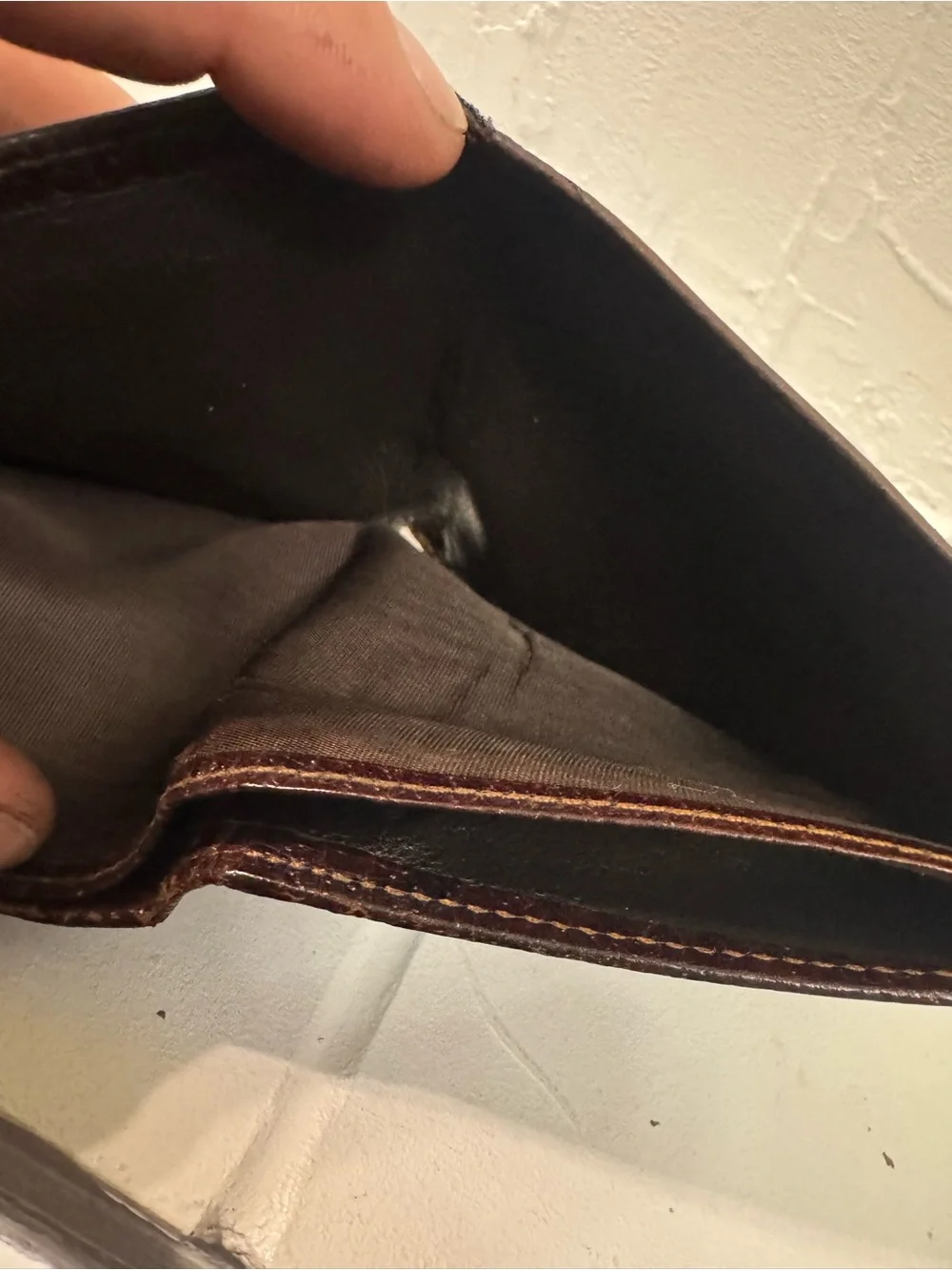 Gucci Brown Leather Sherry Line Bifold Wallet